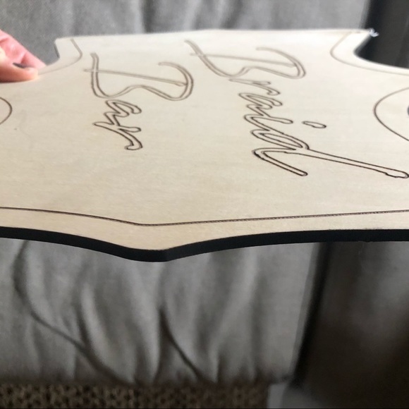 NEW laser Engraved Print Wood Sign Braid Bar salon - Picture 5 of 12